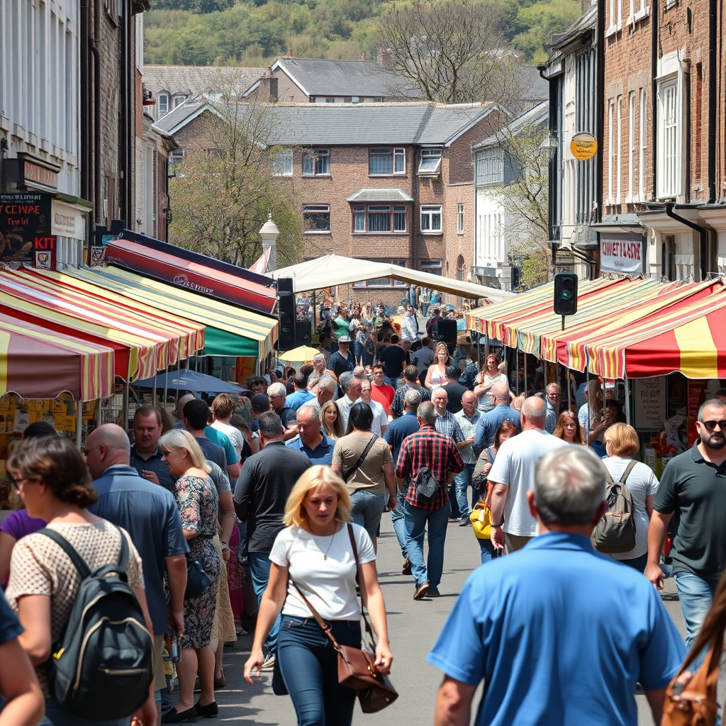Festival excitement sweeps through main street